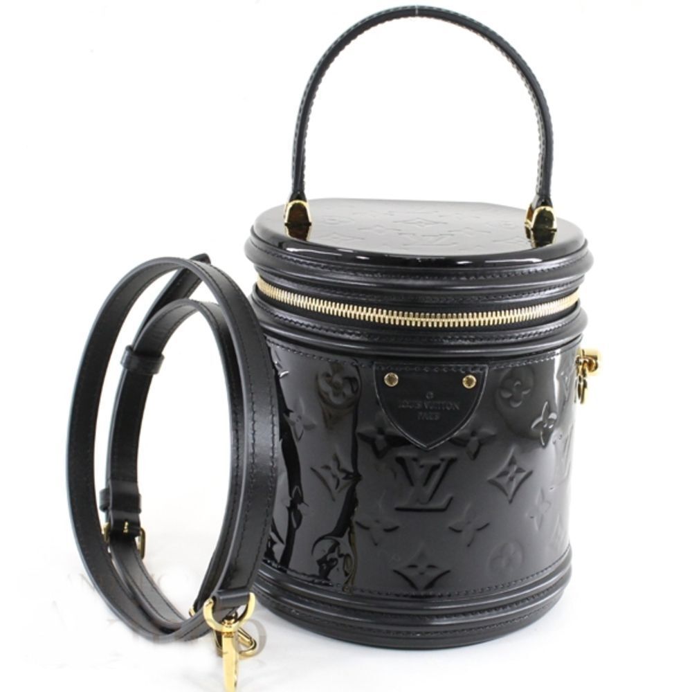 Louis Vuitton Vanity Bag PM Monogram Vernis Black Shoulder Bag